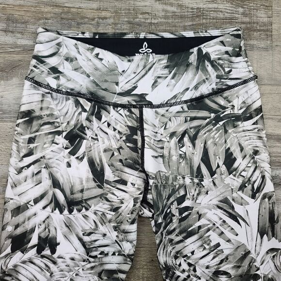 Prana Roxanne Crop Leaf Print Leggings size S - Picture 4 of 6